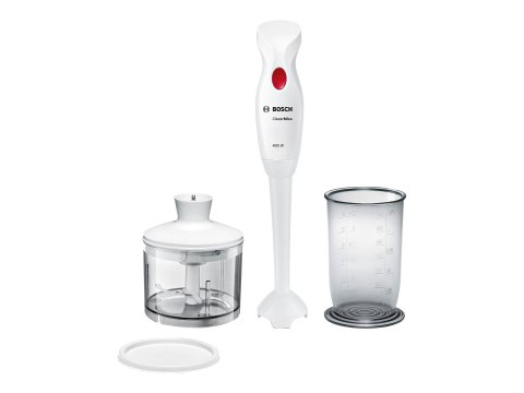 Bosch | Blender ręczny | MSM14200 CleverMixx | Blender ręczny | 400 W | Liczba prędkości 1 | Biały Bosch | Blender ręczny | MSM14200 CleverMixx | Blender ręczny | 400 W | Liczba prędkości 1 | Biały