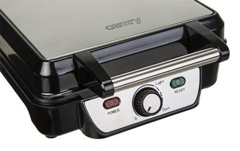 Camry | Gofrownica | CR 3025 | 1150 W | Ilość ciasta 4 | Belgia | Czarny/stal nierdzewna Camry | Gofrownica | CR 3025 | 1150 W | Ilość ciasta 4 | Belgia | Czarny/stal nierdzewna