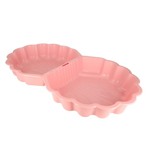 Piaskownica zamykana basen Muszelka Twins podwójna 2w1 160x87,5x19,5cm różowa Piaskownica zamykana basen Muszelka Twins podwójna 2w1 160x87,5x19,5cm różowa