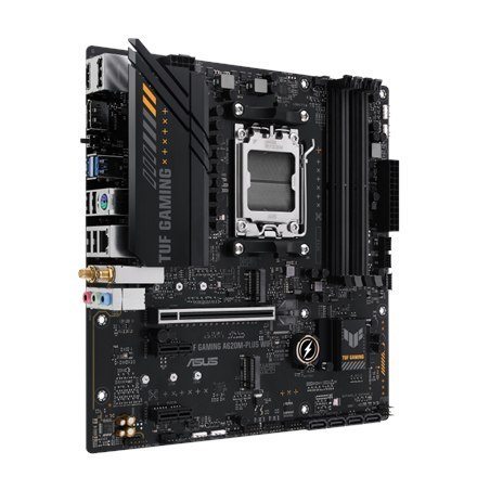 Asus | TUF GAMING A620M-PLUS WIFI | Rodzina procesorów AMD | Gniazdo procesora AM5 | DDR5 DIMM | Gniazda pamięci 4 | Obsługiwane Asus | TUF GAMING A620M-PLUS WIFI | Rodzina procesorów AMD | Gniazdo procesora AM5 | DDR5 DIMM | Gniazda pamięci 4 | Obsługiwane