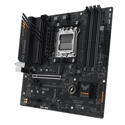 Asus | TUF GAMING A620M-PLUS WIFI | Rodzina procesorów AMD | Gniazdo procesora AM5 | DDR5 DIMM | Gniazda pamięci 4 | Obsługiwane Asus | TUF GAMING A620M-PLUS WIFI | Rodzina procesorów AMD | Gniazdo procesora AM5 | DDR5 DIMM | Gniazda pamięci 4 | Obsługiwane