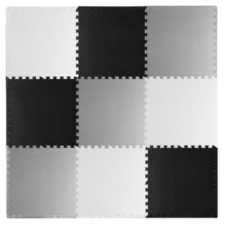 Duża mata piankowe puzzle szachownica Ricokids 180x180cm 9szt