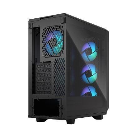 Fractal Design | Meshify 2 Compact RGB | Okno boczne | Black TG Light Tint | Mid-Tower | Zasilacz w zestawie Nie | ATX Fractal Design | Meshify 2 Compact RGB | Okno boczne | Black TG Light Tint | Mid-Tower | Zasilacz w zestawie Nie | ATX