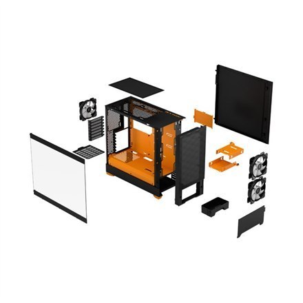 Fractal Design | Pop Air RGB | Okno boczne | Orange Core TG Clear Tint | ATX, mATX, Mini ITX | Zasilacz w zestawie Nie | ATX Fractal Design | Pop Air RGB | Okno boczne | Orange Core TG Clear Tint | ATX, mATX, Mini ITX | Zasilacz w zestawie Nie | ATX