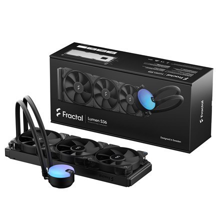 Fractal Design | Water Cooling Unit | Lumen S36 V2 | Intel, AMD | CPU Liquid Cooler Fractal Design | Water Cooling Unit | Lumen S36 V2 | Intel, AMD | CPU Liquid Cooler
