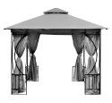 Namiot pawilon ogrodowy 2w1 3x3 m moskitiera i pełne ścianki MultiGarden