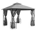 Namiot pawilon ogrodowy 2w1 3x3 m moskitiera i pełne ścianki MultiGarden