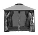 Namiot pawilon ogrodowy 2w1 3x3 m moskitiera i pełne ścianki MultiGarden