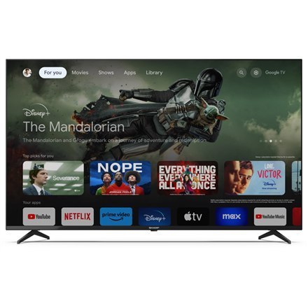 Smart TV Sharp 55EQ4EA 55" 139 cm 4K UHD (2160p) Android TV Smart TV Sharp 55EQ4EA 55" 139 cm 4K UHD (2160p) Android TV
