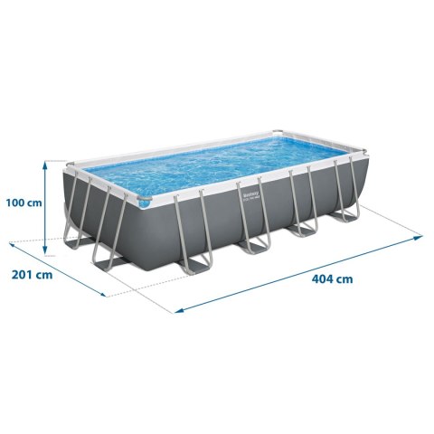Basen ogrodowy stelażowy 404 x 201 x 100 cm 18w1 Bestway 56442 Basen ogrodowy stelażowy 404 x 201 x 100 cm 18w1 Bestway 56442