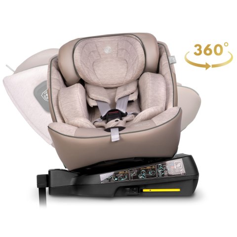 Fotelik samochodowy Nukido Aero Line beżowy 0-36 kg ISOFIX Fotelik samochodowy Nukido Aero Line beżowy 0-36 kg ISOFIX