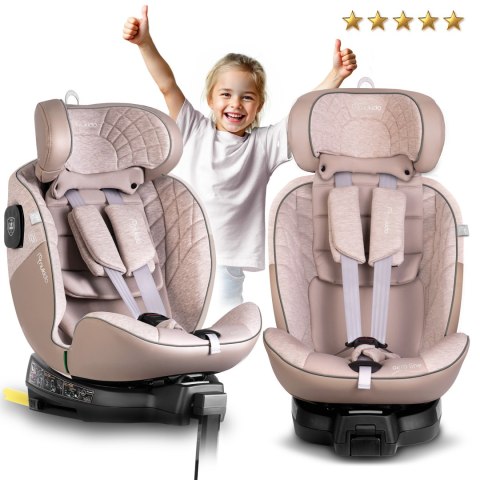 Fotelik samochodowy Nukido Aero Line beżowy 0-36 kg ISOFIX Fotelik samochodowy Nukido Aero Line beżowy 0-36 kg ISOFIX