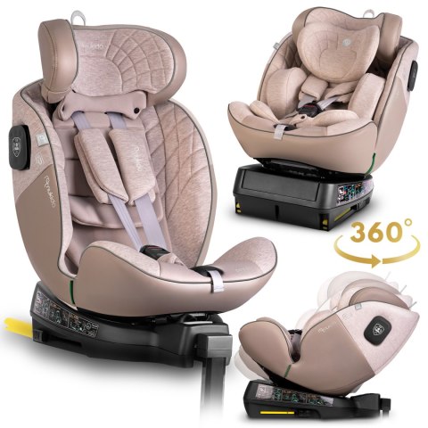 Fotelik samochodowy Nukido Aero Line beżowy 0-36 kg ISOFIX Fotelik samochodowy Nukido Aero Line beżowy 0-36 kg ISOFIX