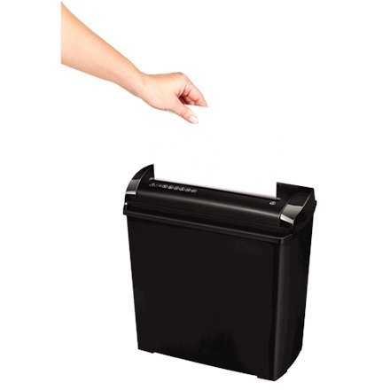 Fellowes Powershred | P-25S | Cięcie w paski | Niszczarka | P-1 | 11 litrów | Szary | Czarny Fellowes Powershred | P-25S | Cięcie w paski | Niszczarka | P-1 | 11 litrów | Szary | Czarny