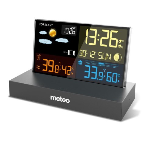 Stacja pogodowa METEO SP110C z DCF czarna Stacja pogodowa METEO SP110C z DCF czarna