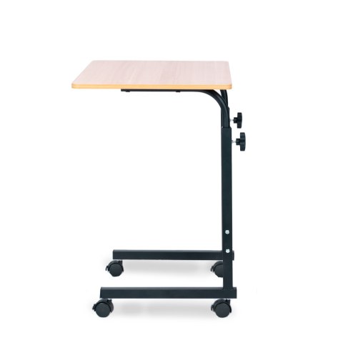 Stolik pod laptopa z kółkami biurko dostawiane do fotela kanapy brązowy ModernHome Stolik pod laptopa z kółkami biurko dostawiane do fotela kanapy brązowy ModernHome