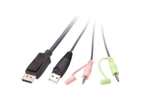 ATEN CS22DP - przełącznik KVM / audio / USB - 2 porty ATEN CS22DP - przełącznik KVM / audio / USB - 2 porty