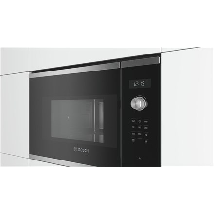 Bosch | BFL554MS0 | Kuchenka mikrofalowa | Do zabudowy | 31,5 L | 900 W | Stal nierdzewna