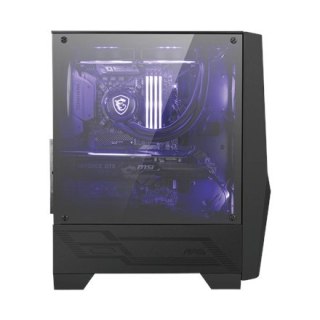 MSI MAG FORGE 100M Obudowa PC, Mid-Tower, USB 3.2, Czarny MSI | MAG FORGE 100M | Czarny | ATX | Zasilacz w zestawie Nie
