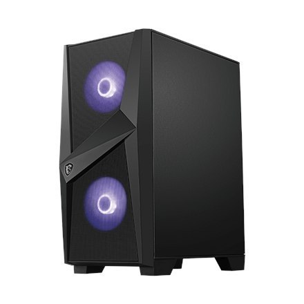 Obudowa PC MSI MAG FORGE 100M, Mid-Tower, USB 3.2, Czarny | MSI | MAG FORGE 100M | Czarny | ATX | Zasilacz w zestawie Nie Obudowa PC MSI MAG FORGE 100M, Mid-Tower, USB 3.2, Czarny | MSI | MAG FORGE 100M | Czarny | ATX | Zasilacz w zestawie Nie