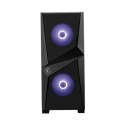 Obudowa PC MSI MAG FORGE 100M, Mid-Tower, USB 3.2, Czarny | MSI | MAG FORGE 100M | Czarny | ATX | Zasilacz w zestawie Nie