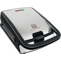 TEFAL | SW852D12 | Opiekacz do kanapek | 700 W | Liczba płyt 2 | Liczba ciastek 2 | Stal nierdzewna