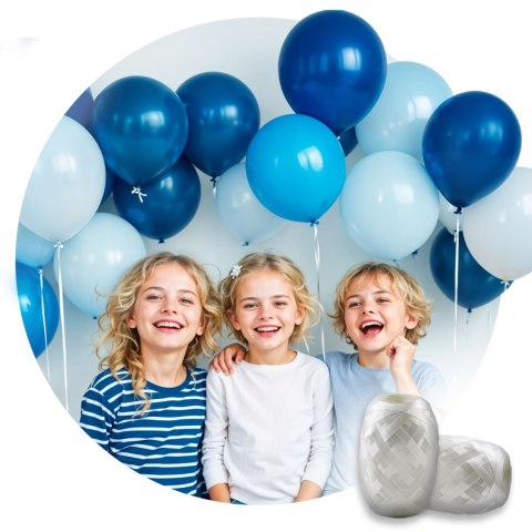 Butla z helem 0,20 m3 z balonami i wstążką Ricokids Butla z helem 0,20 m3 z balonami i wstążką Ricokids
