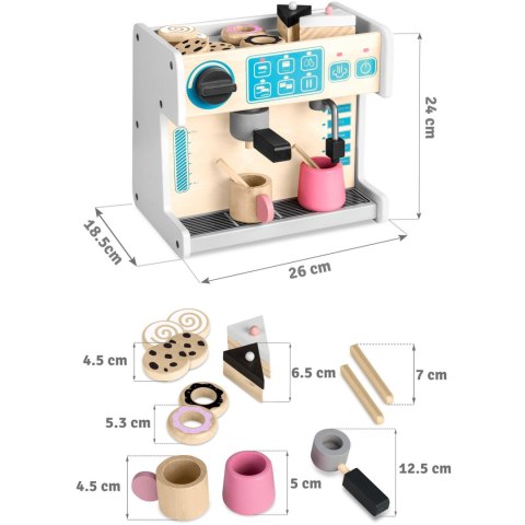 Cukiernia z ekspresem do kawy Ricokids 785101 biała Cukiernia z ekspresem do kawy Ricokids 785101 biała