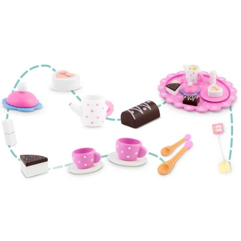 Drewniana zabawka zestaw do herbaty RK-869 Ricokids Drewniana zabawka zestaw do herbaty RK-869 Ricokids