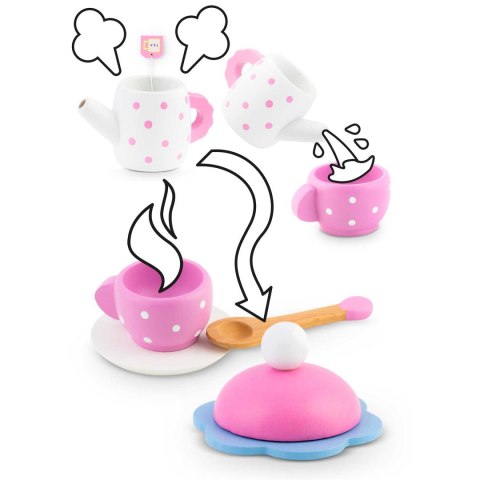 Drewniana zabawka zestaw do herbaty RK-869 Ricokids Drewniana zabawka zestaw do herbaty RK-869 Ricokids
