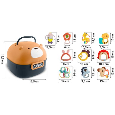 Grzechotki w pudełku RK-738 Ricokids - 10 sztuk Grzechotki w pudełku RK-738 Ricokids - 10 sztuk