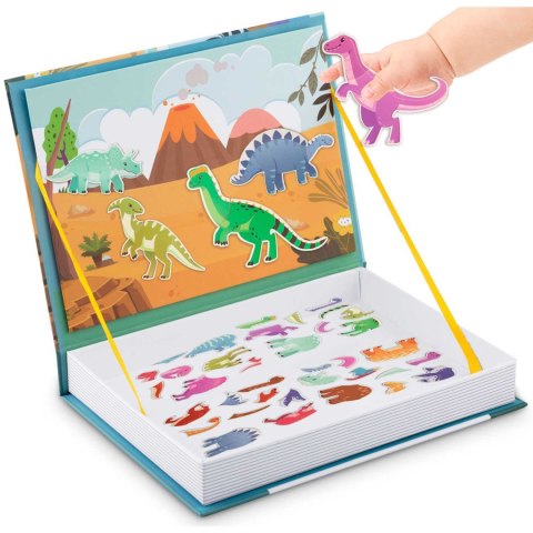 Książka magnetyczna Puzzle Dinozaury RK-770 Książka magnetyczna Puzzle Dinozaury RK-770