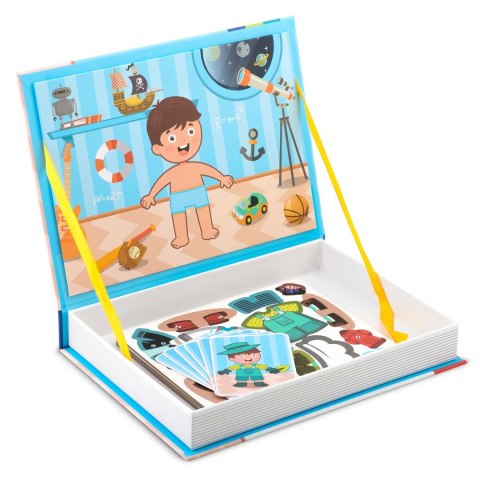 Książka magnetyczna puzzle Przebieranki RK-770 Książka magnetyczna puzzle Przebieranki RK-770