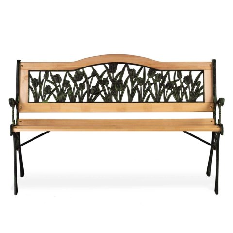 Ławka parkowa z oparciem 123,5 x 74 x 48 cm Gardi Tulip Sofotel Ławka parkowa z oparciem 123,5 x 74 x 48 cm Gardi Tulip Sofotel