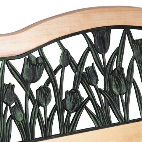 Ławka parkowa z oparciem 123,5 x 74 x 48 cm Gardi Tulip Sofotel Ławka parkowa z oparciem 123,5 x 74 x 48 cm Gardi Tulip Sofotel