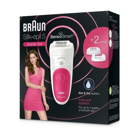 Braun | Depilator | Silk-épil 5 SE5500 | Czas pracy (maks.) 30 min | Żywotność żarówki (miga) Nie dotyczy | Liczba poziomów mocy Braun | Depilator | Silk-épil 5 SE5500 | Czas pracy (maks.) 30 min | Żywotność żarówki (miga) Nie dotyczy | Liczba poziomów mocy