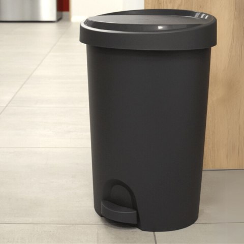 Kosz wewnętrzny, do łazienki, kuchni, z pedałem 27-30L, grafitowy Kosz wewnętrzny, do łazienki, kuchni, z pedałem 27-30L, grafitowy