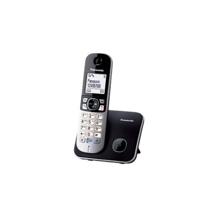 Panasonic | Bezprzewodowy Telefon KX-TG6811FXB z Wyświetlaczem | ID Dzwoniącego | Czarny | Konferencyjne Połączenia | Pojemność Panasonic | Bezprzewodowy Telefon KX-TG6811FXB z Wyświetlaczem | ID Dzwoniącego | Czarny | Konferencyjne Połączenia | Pojemność