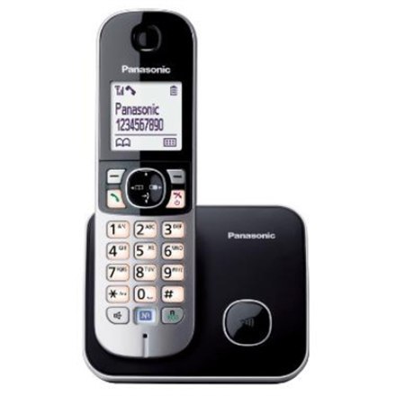 Panasonic | Bezprzewodowy Telefon KX-TG6811FXB z Wyświetlaczem | ID Dzwoniącego | Czarny | Konferencyjne Połączenia | Pojemność Panasonic | Bezprzewodowy Telefon KX-TG6811FXB z Wyświetlaczem | ID Dzwoniącego | Czarny | Konferencyjne Połączenia | Pojemność