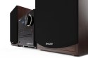 Sharp | Mikrosystem Hi-Fi | XL-B517D(BR) | Brązowy | Port USB | Wejście AUX | Bluetooth | Odtwarzacz CD | Radio FM | Połączenie