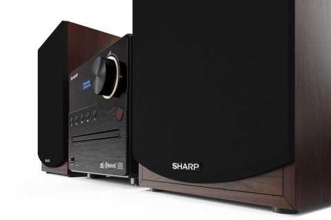 Sharp | Mikrosystem Hi-Fi | XL-B517D(BR) | Brązowy | Port USB | Wejście AUX | Bluetooth | Odtwarzacz CD | Radio FM | Połączenie Sharp | Mikrosystem Hi-Fi | XL-B517D(BR) | Brązowy | Port USB | Wejście AUX | Bluetooth | Odtwarzacz CD | Radio FM | Połączenie