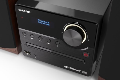 Sharp | Mikrosystem Hi-Fi | XL-B517D(BR) | Brązowy | Port USB | Wejście AUX | Bluetooth | Odtwarzacz CD | Radio FM | Połączenie Sharp | Mikrosystem Hi-Fi | XL-B517D(BR) | Brązowy | Port USB | Wejście AUX | Bluetooth | Odtwarzacz CD | Radio FM | Połączenie