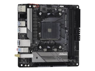 ASRock B550M-ITX/AC | Processor family AMD | Processor socket AM4 | DDR4 | Supported hard disk drive interfaces SATA, M.2 | Numb