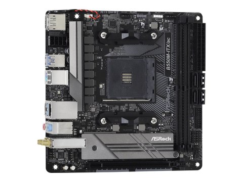ASRock B550M-ITX/AC | Processor family AMD | Processor socket AM4 | DDR4 | Supported hard disk drive interfaces SATA, M.2 | Numb ASRock B550M-ITX/AC | Processor family AMD | Processor socket AM4 | DDR4 | Supported hard disk drive interfaces SATA, M.2 | Numb