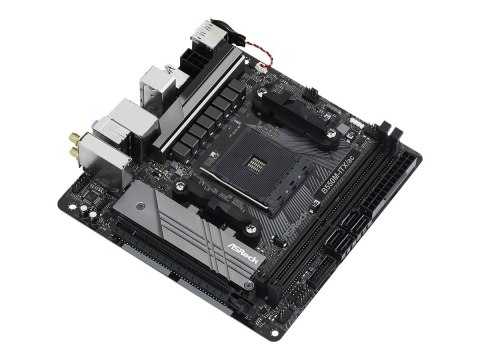 ASRock B550M-ITX/AC | Processor family AMD | Processor socket AM4 | DDR4 | Supported hard disk drive interfaces SATA, M.2 | Numb ASRock B550M-ITX/AC | Processor family AMD | Processor socket AM4 | DDR4 | Supported hard disk drive interfaces SATA, M.2 | Numb