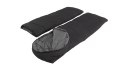 Easy Camp Raven Square Double 5°C, 220 x 150 cm, Two-way open-end, L-shaped, autolock, Teal, Black | Easy Camp