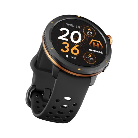 Hammer Watch 2 Lite | Smart watch | AMOLED | 1.43" | Waterproof | Black Hammer Watch 2 Lite | Smart watch | AMOLED | 1.43" | Waterproof | Black
