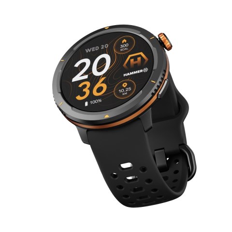 Hammer Watch 2 Lite | Smart watch | AMOLED | 1.43" | Waterproof | Black Hammer Watch 2 Lite | Smart watch | AMOLED | 1.43" | Waterproof | Black