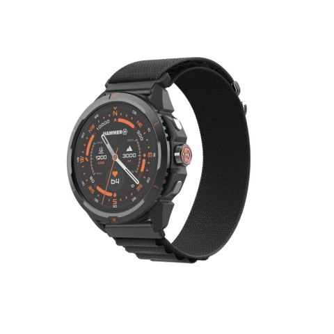 Hammer Watch 2 | Smart watch | GPS (satellite) | AMOLED | 1.5" | Waterproof | Black Hammer Watch 2 | Smart watch | GPS (satellite) | AMOLED | 1.5" | Waterproof | Black