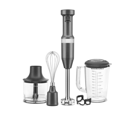 KitchenAid Hand blender with accessories | 5KHBV83EDG | Hand Blender | 180 W | Number of speeds Variable | Charcoal Grey KitchenAid Hand blender with accessories | 5KHBV83EDG | Hand Blender | 180 W | Number of speeds Variable | Charcoal Grey